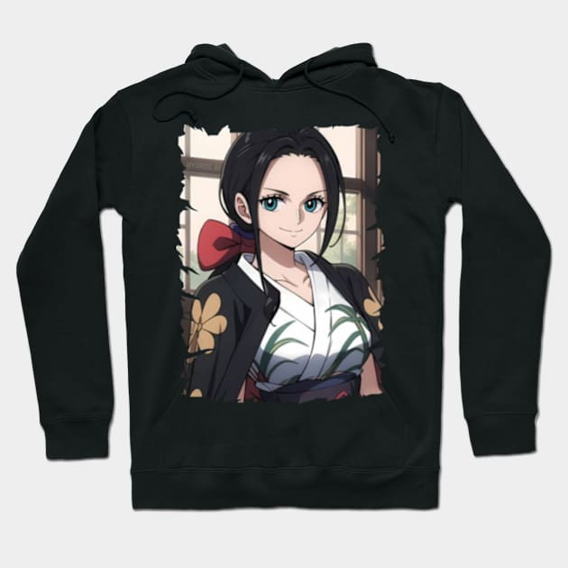 NICO ROBIN MERCH VTG Hoodie by citrus_sizzle